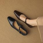 Handcrafted Luxury Leather Women's Shoes: Elegance in Every Stitch(Edsl2818)