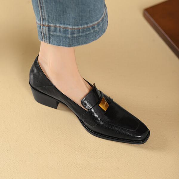 Handcrafted Genuine Leather Women's Shoes: Elegance Meets Luxury Craftsmanship(Edsl2814)