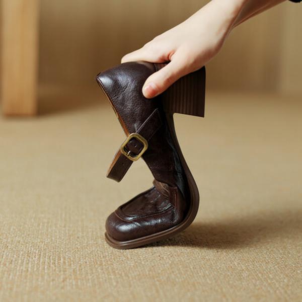 Elegant Handmade Leather Women’s Shoes of Luxury Quality(Edsl2820)