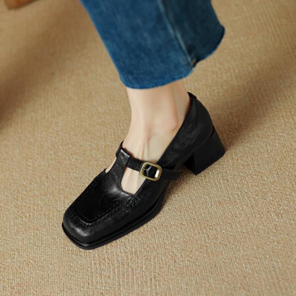 Elegant Handcrafted Leather Women's Shoes: Luxury Quality & Artisanal Craftsmanship(Edsl2819)