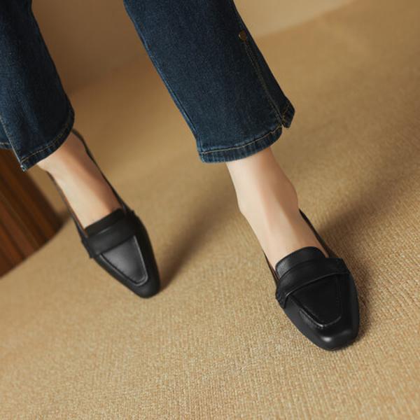 Handcrafted Leather Women's Shoes: Elegance Meets Luxury Quality(Edsl2774)