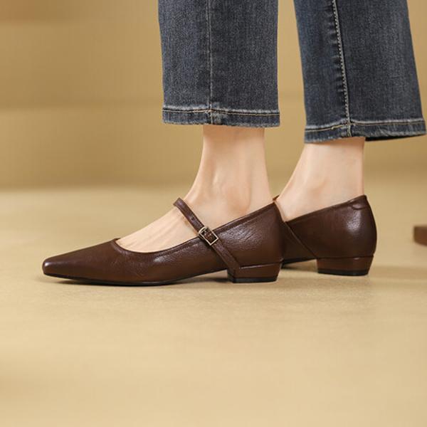 Exquisite Handcrafted Leather Shoes for Elegant Women(Edsl2811)