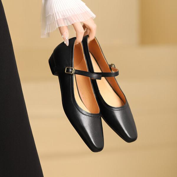 Exquisite Handcrafted Leather Shoes for Elegant Women(Edsl2811)