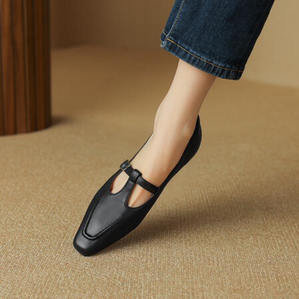 Exquisite Handmade Leather Women's Shoes: Luxury Elegance Redefined(Edsl2775)