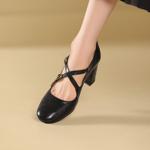 Handcrafted Leather Women's Shoes: Luxurious Elegance(Edsl2828)
