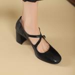 Handcrafted Leather Women's Shoes: Luxurious Elegance(Edsl2828)
