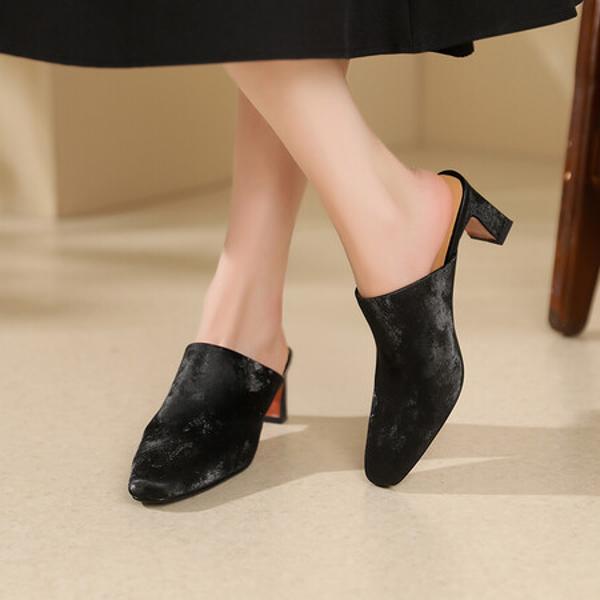 Elegant Handmade Genuine Leather Women's Shoes - Luxury Craftsmanship(Edsl2856)