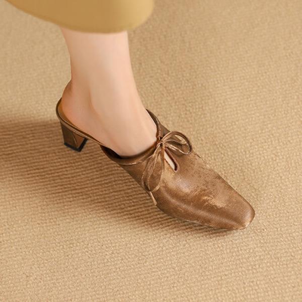 Exquisite Handmade Leather Ladies' Shoes: A Luxurious Craft of Elegance(Edsl2859)
