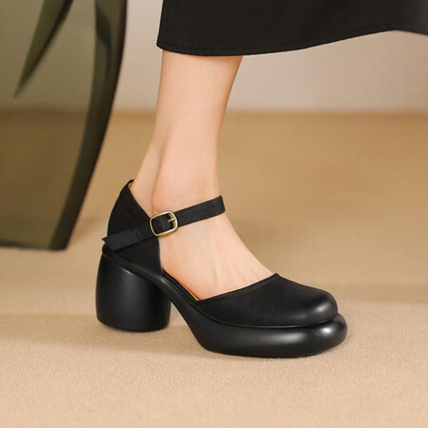 Exquisite Handcrafted Leather Women's Shoes: Luxury, Quality, and Elegance(Edsl2861)