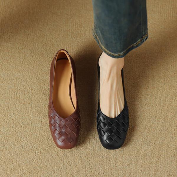 Luxury Handcrafted Genuine Leather Women's Shoes: Exquisite Craftsmanship & Design(Edsl2868)