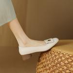 Handcrafted Luxury Genuine Leather Women’s Shoes for Elegance(Edsl2869)