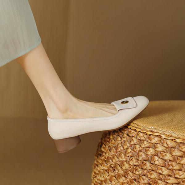 Handcrafted Luxury Genuine Leather Women’s Shoes for Elegance(Edsl2869)