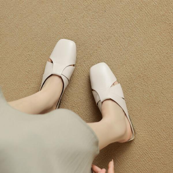 Handcrafted Luxurious Genuine Leather Women’s Shoes with Elegance(Edsl2894)