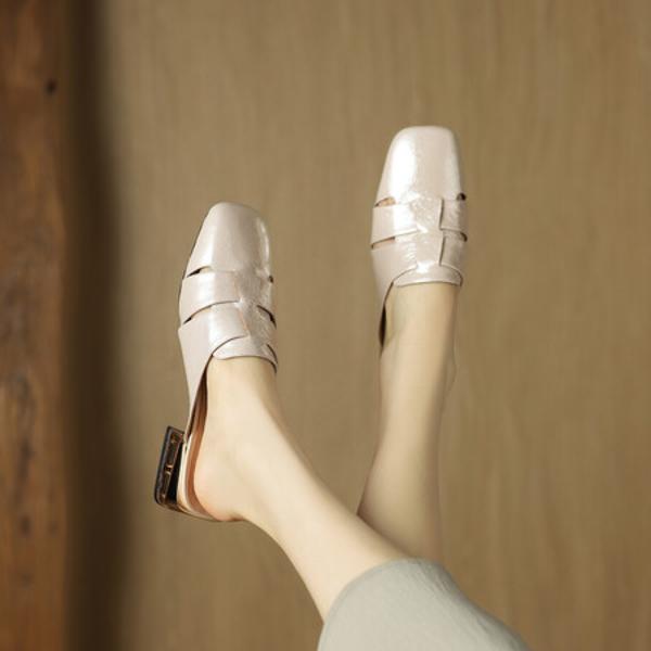 Handcrafted Luxury Genuine Leather Women's Shoes for Elegance(Edsl2892)