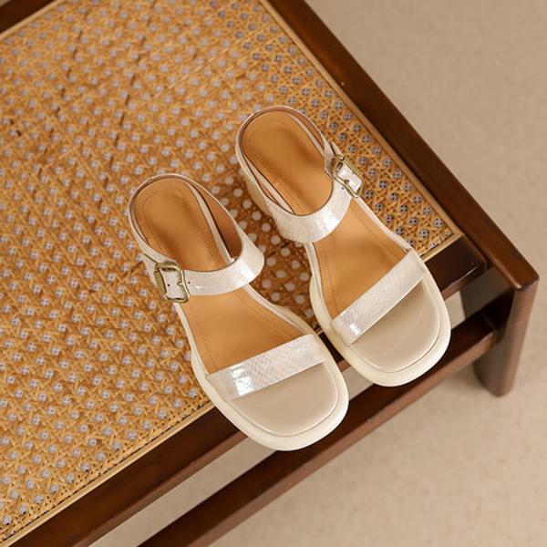 Handcrafted Leather Elegance: Luxurious Women's Footwear(Edsl2889)