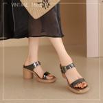 Handcrafted Leather Elegance: Luxurious Women's Footwear(Edsl2889)