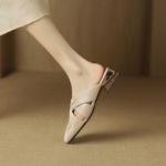 Handcrafted Luxury Leather Women’s Shoes - Timeless Elegance(Edsl2893)