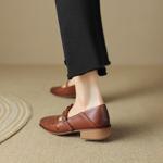 Exquisite Handcrafted Leather Women’s Shoes: Luxury and Elegance(Edsl1月-52)