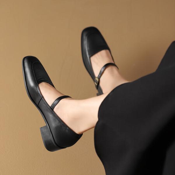 Handcrafted Genuine Leather Women's Shoes: Elegance Meets Luxury and Quality(Edsl2842)