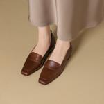Exquisite Handcrafted Leather Women's Shoes for Luxurious Elegance(Edsl2846)