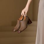 Handcrafted Luxury Leather Women's Shoes: Elegance in Every Stitch(Edsl2930)