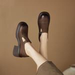 Luxury Genuine Leather Handmade Women's Shoes - Elegance Redefined(Edsl2956)