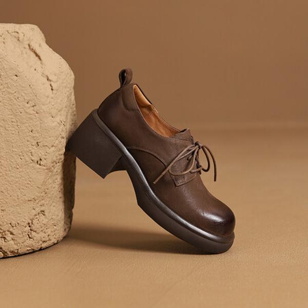 Exquisite Handmade Leather Women's Shoes - Luxury Craftsmanship(Edsl2962)