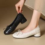 Handcrafted Luxury Leather Women's Shoes: Elegant Artistry and Quality(Edsl2980)
