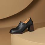 Handcrafted Luxurious Leather Shoes for Elegant Women(Edsl2965)
