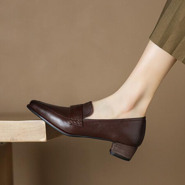 Exquisite Handcrafted Leather Women's Shoes: Luxurious Elegance Meets Artistry(Edsl2957)