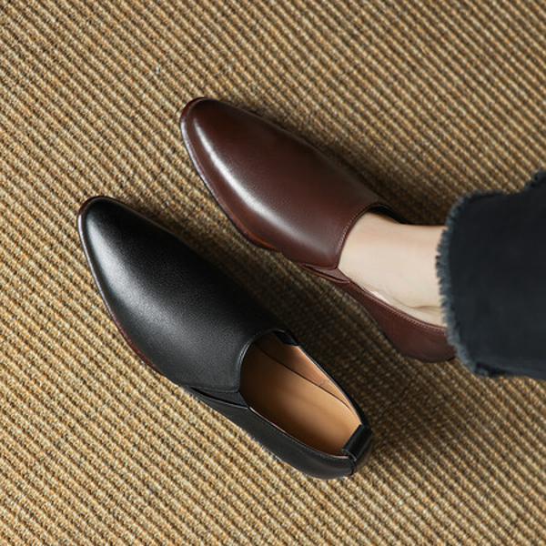 Exquisite Handmade Leather Women’s Shoes: Luxury Elegance(Edsl2955)