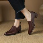 Exquisite Handmade Leather Women’s Shoes: Luxury Elegance(Edsl2955)