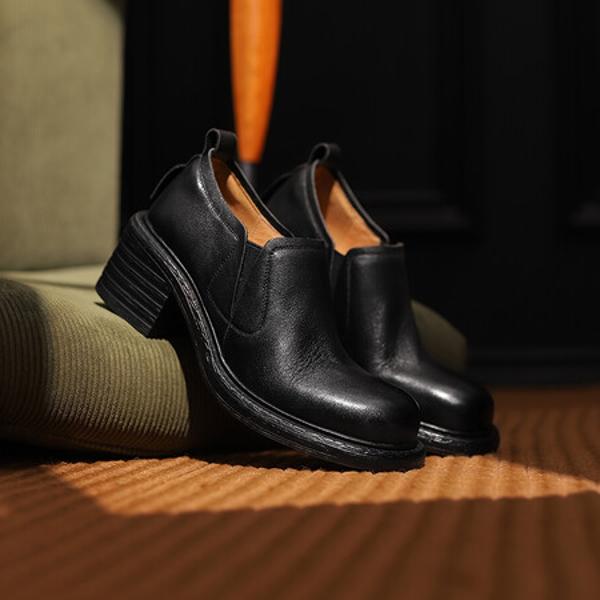 Timeless Elegance: Handcrafted Genuine Leather Women's Shoes of Luxe Quality(Edsl2972)