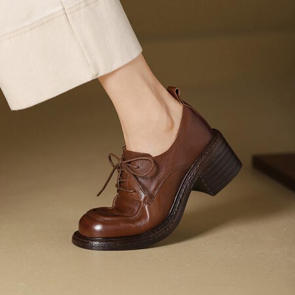 Handcrafted Luxurious Genuine Leather Women's Shoes for Elegance & Quality(Edsl2973)