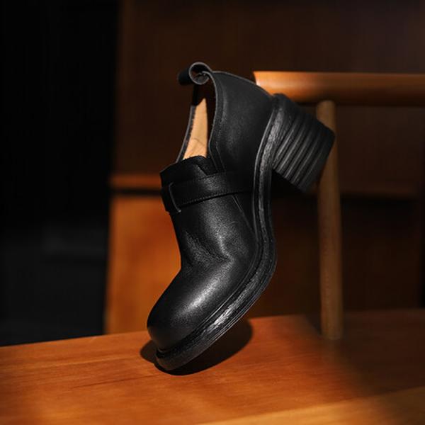 Handcrafted Genuine Leather Women's Shoes - Luxurious Elegance(Edsl2975)