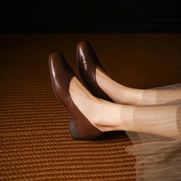 Exquisite Handcrafted Leather Women’s Shoes: Luxury Meets Elegance(Edsl3002)