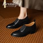 Handcrafted Luxury Leather Women's Shoes: Elegance in Every Detail(Edsl3005)