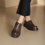 Handcrafted Luxury Leather Women's Shoes: Elegance in Every Stitch(Edsl3033)