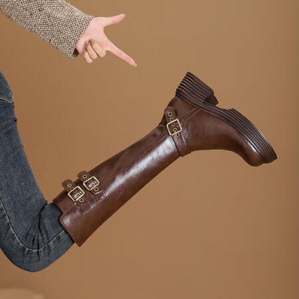 Exquisite Handcrafted Leather Women's Shoes for Timeless Elegance(Edsl3067)