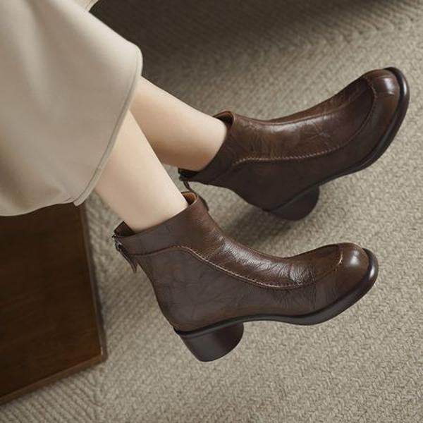 Exquisite Handmade Leather Women's Shoes: Crafted for Elegance and Luxury(Edsl3075)