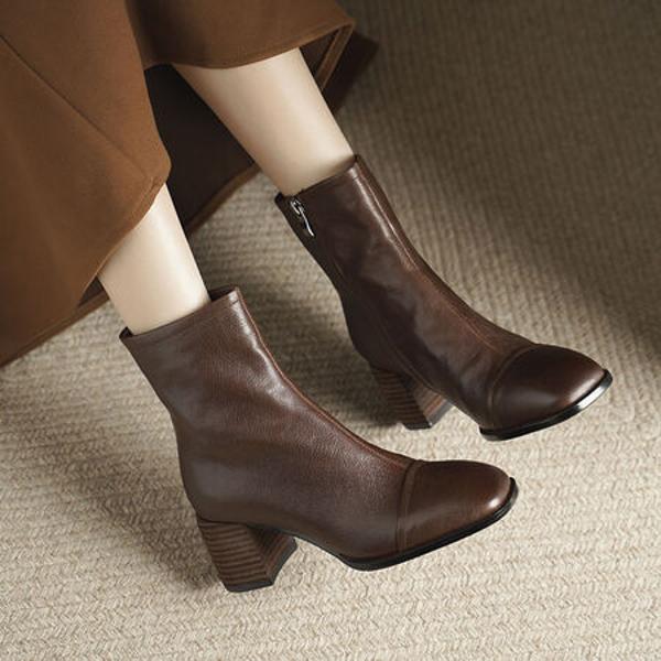 Handcrafted Luxury Leather Women's Shoes for Elegant Style(Edsl3080)