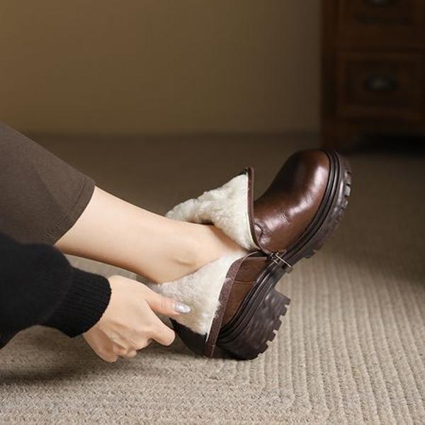 Handcrafted Luxury Leather Women's Shoes, Elegant Style(Edsl3082)