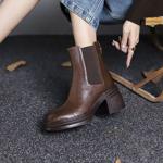 Elegant Handcrafted Leather Women's Shoes - Luxurious Quality Artistry(Edsl3091)