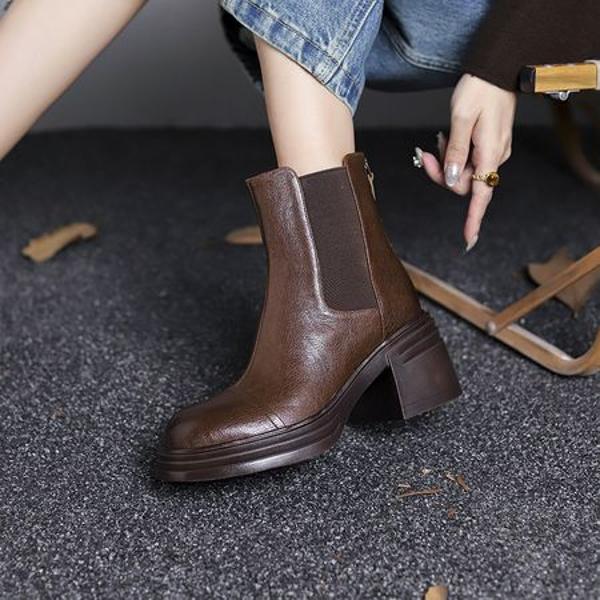 Elegant Handcrafted Leather Women's Shoes - Luxurious Quality Artistry(Edsl3091)