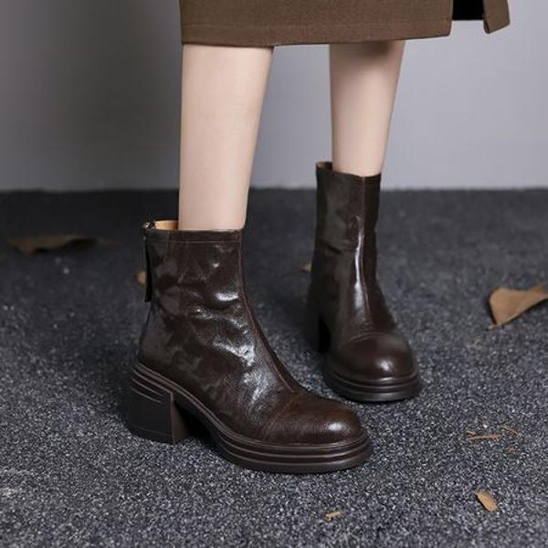 Handcrafted Leather Women's Shoes: Luxury and Elegance Redefined(Edsl3089)