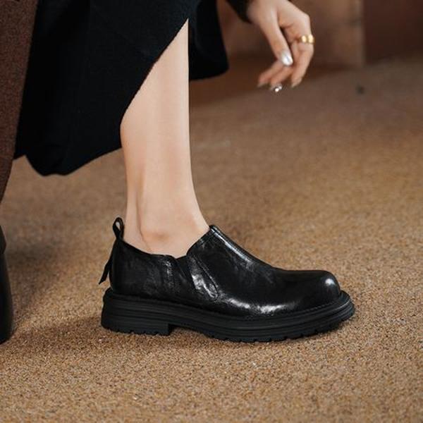 Exquisite Handcrafted Genuine Leather Women's Shoes - An Elegance of Luxury and Quality(Edsl1月-07)