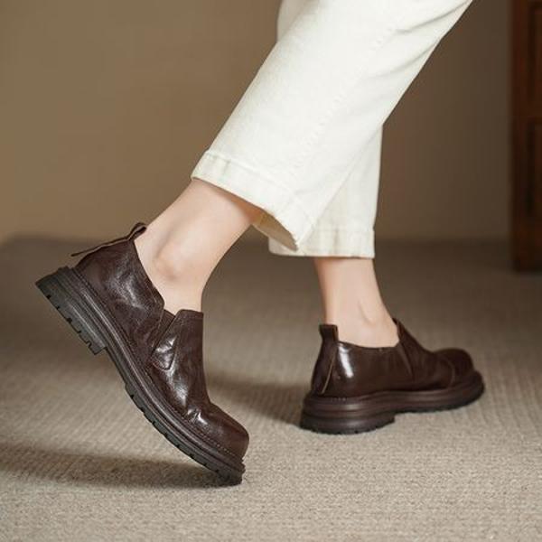 Exquisite Handcrafted Genuine Leather Women's Shoes - An Elegance of Luxury and Quality(Edsl1月-07)