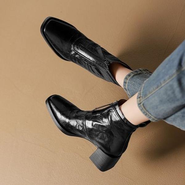 Handcrafted Luxury Leather Women's Shoes: Elegance in Every Step(Edsl2997)