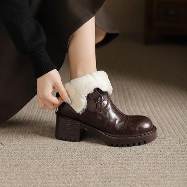 Elegant Handcrafted Leather Women's Shoes: Luxurious Quality and Artisanal Craftsmanship(Edsl3086)