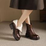 Exquisite Handcrafted Leather Women's Shoes for Elegance(Edsl1月-82)